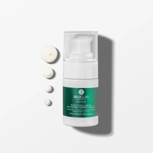 Punktuelles Serum gegen Unreinheiten mit 7% AHA/BHA, 3% Azelainsäure & Lactoferrin
